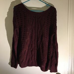 Maroon sweater